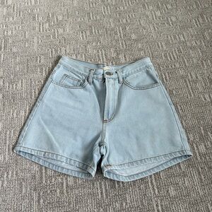 Brandy Melville Light Blue Denim Women's Shorts
